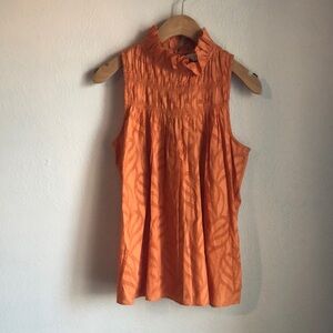 3/$50 Joie Sleeveless Ruffle Neck Top NWT